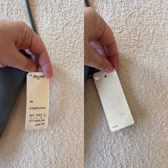 NWT Vintage Genuine Leather Shoulder Bag - Picture 13 of 16